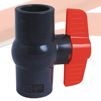 UPVC Compact Ball Valve Thread Connector 