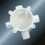 Conduit Upvc Extension Ring White Color 
