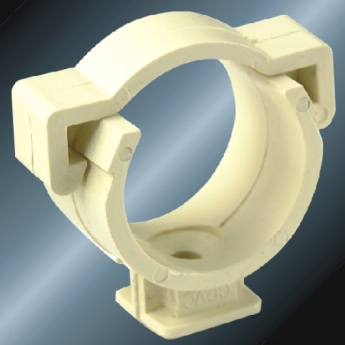 DIN PN16 Water Supply Upvc Clip Grey Color 