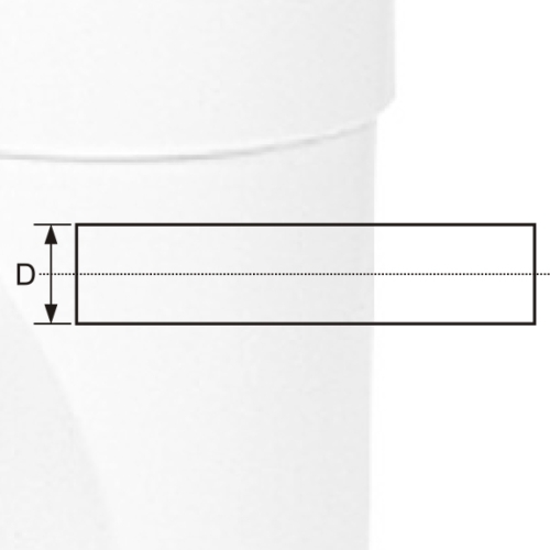 DIN Drainage Upvc Pipe White Color 